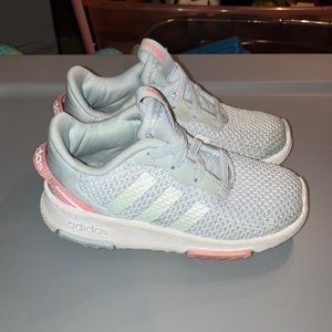 Toddler girls grey/pink adidas